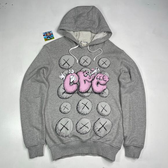 COMME Des GARCONS x KAWS Pullover Hoodie Size M - Picture 1 of 8